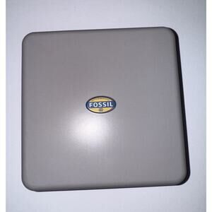 Empty Fossil Watch Box Jewelry Tin Box Storage Container
